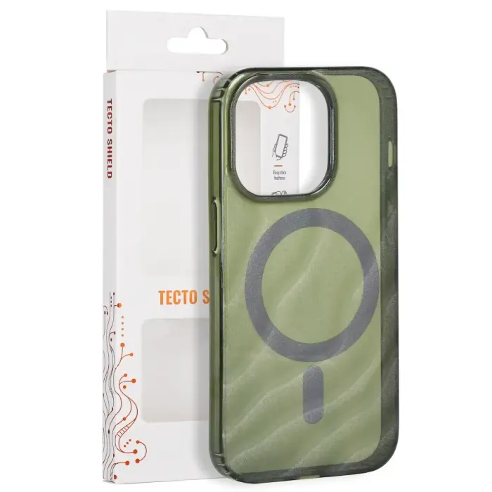 Tecto Shield Desert Mag case for iPhone 14 Pro 6,1" dark olive