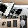 TECH-PROTECT KEVLAR AURA maciņš ar MagSafe atbalstu telefonam Apple iPhone 17 melns — Foto 3