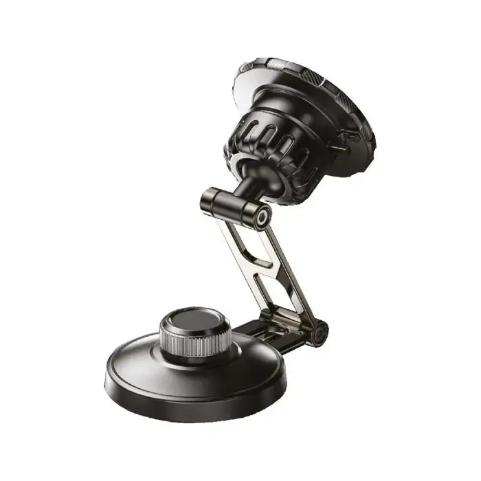 Magnetic car phone holder Forcell F-Grip IronSecure windshield / dashboard black Photo