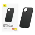 Phone Case for iPhone 15 ProMax Baseus Fauxther Series (Black) Foto 3