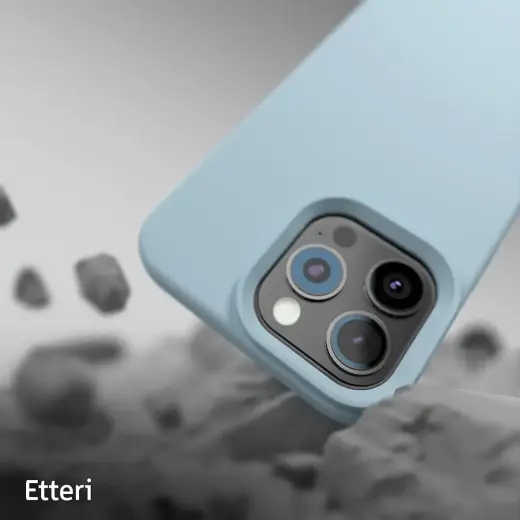 Силиконовый чехол для телефона Etteri для iPhone 16 Pro Max светло-синий Фото num