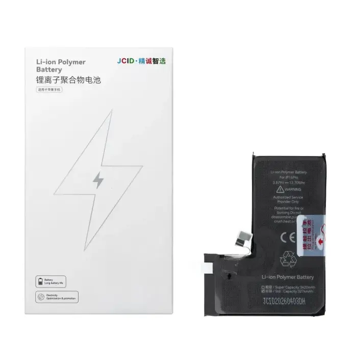JCID Battery for iPhone 15 Pro (standard capacity)