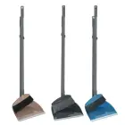 Dustpan with brush and handle Photo