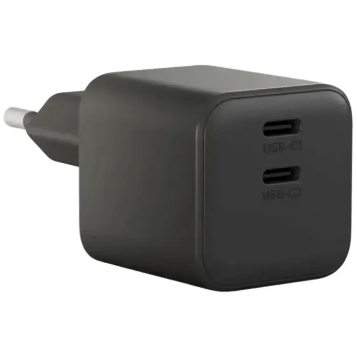 Wall charger Zens 45W 2xUSB-C black