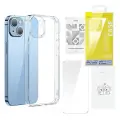 Baseus SuperCeramic Transparent Glass Case and Tempered Glass set for iPhone 14 Plus Foto 1
