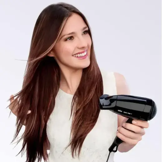 Braun Hairdryer Satin Hair 1 HD130 Travel black Schwarz (BRHD130E) Foto 2