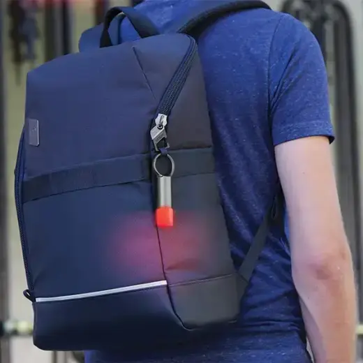 Lexon Nomaday Flash LED Keychain gray/gun LL137X Foto 10