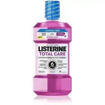 Listerine Total Care Intense Mouthwash - Ústní voda 500ml