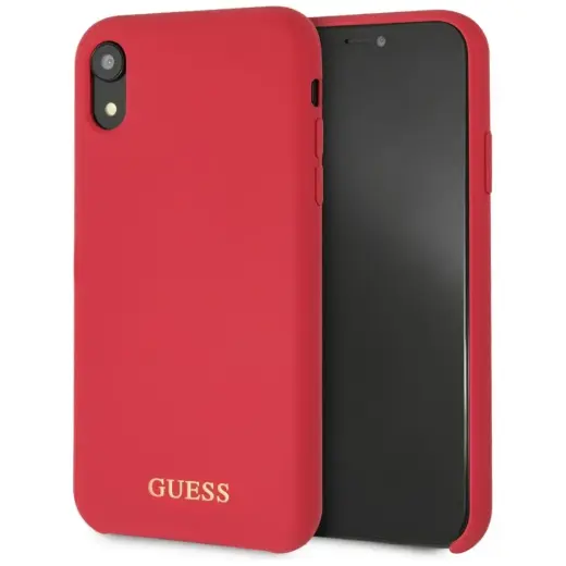 Guess Silicone phone case for iPhone XR red hard case Photo