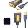 Ugreen adapter cable USB-A - DB9 RS-232 1.5m gray (CR104) — Photo 2