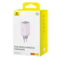 Baseus GAN6 Pro Fast Charger, 2xUSB-C + 2xUSB, 65W (purple) Foto 9