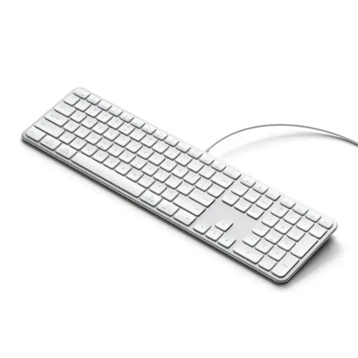 Wired keyboard USB A/USB C QWERTY Dual (Mac/Windows) Satechi Slim LX3 Wired silver