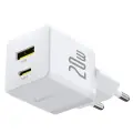 Baseus Palm 20W USB-C USB-A Wall Charger - White Фото num