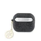 Guess 4G Script PC/PU Charm Case for AirPods 3 Black — Foto 1