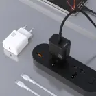 Dudao A27PCEU PD 30W GaN USB-C Wall Charger with USB-C Cable - White Foto 3