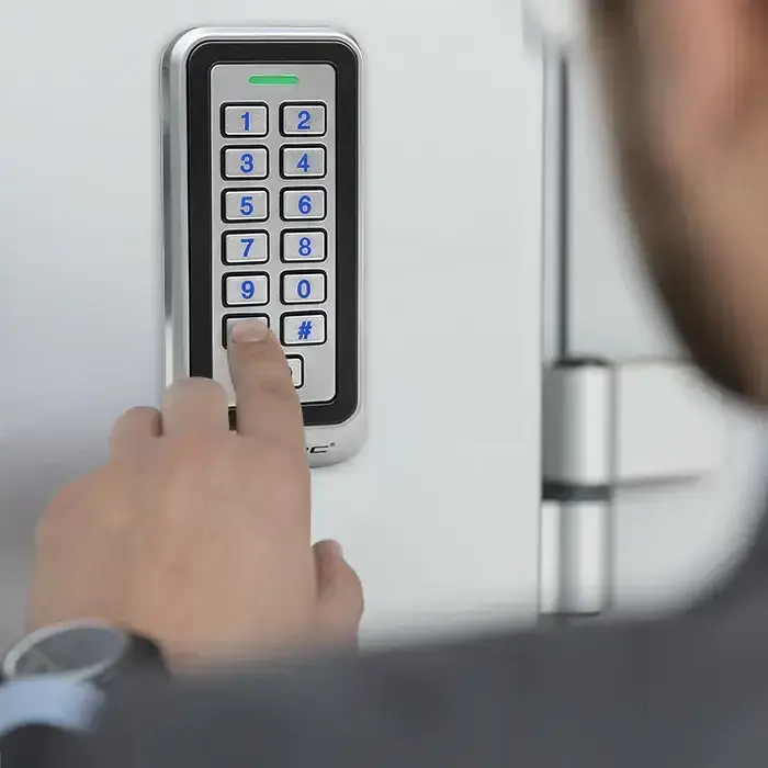 Qoltec Code lock TRITON  with RFID reader Code | Card | key fob | IP68 | EM Foto 4