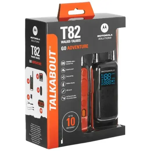 Set Walkie Talkie Motorola Talkabout T82 2pcs black Photo