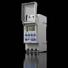 Qoltec Electronic Timer Switch for DIN Rail with Built-in Battery | 7-Day Schedule | 16 Programs Фото num