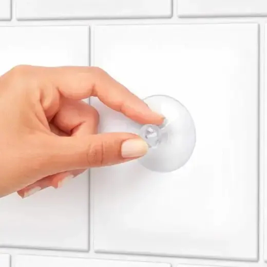 Logu un duškabīnes tīrītājs ar piesūcekni 24 x 23 x 3.5 cm Foto 4