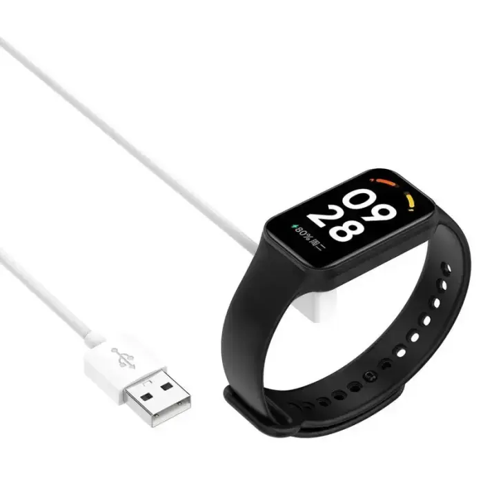 USB CHARGER MI BAND/SMART BAND 8/8 PRO WHITE 100CM Photo