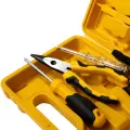 DELI TOOLS sadzīves instrumentu komplekts 8gab|komplekts dzeltens Foto 2