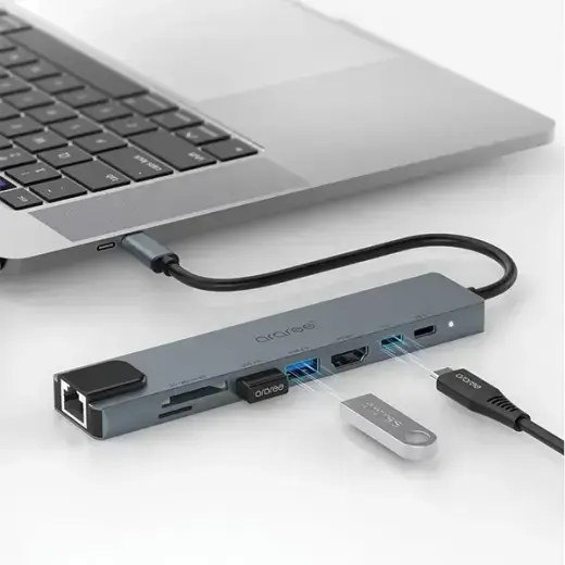 Araree Multi Hub 8w1 AM81 black AR60-01379A Фото num