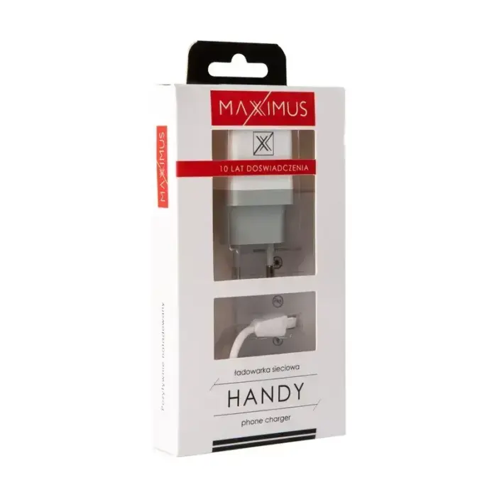 WALL CHARGER MAXXIMUS HANDY 1A + MICRO USB Photo