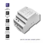 Qoltec DIN rail power supply | 60W | 24V | 2.5A | Gray Foto 4