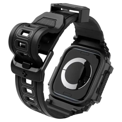 SPIGEN RUGGED ARMOR "PRO" APPLE WATCH 10 (46 MM) MATTE BLACK Фото num