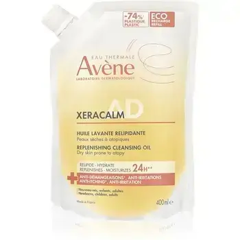 Avène XeraCalm AD Replenishing Cleansing Oil Refill - Náplň relipidačního mycího oleje 400ml