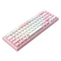 Havit KB874L RGB Mechanical Gaming Keyboard (pink and white) Фото num