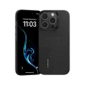 Benks Montage Armor Air Kevlar PC Frame 600D+1500D чехол с поддержкой MagSafe для телефона iPhone 16 Pro Max чёрный — Фото 1