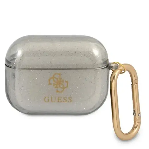 Guess GUAPUCG4GK AirPods Pro cover czarny|black Glitter Collection Фото num