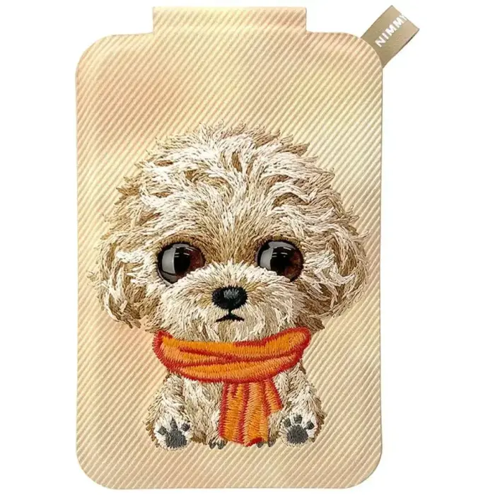 Magnetic phone wallet stand  Nimmy New Big-Eye Cute Pets 2.0 Dog brown