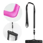 Waterproof bag for mobile phone with plastic closing AIRBAG rose pink Foto 2