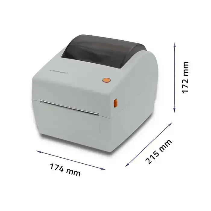 Qoltec Label printer LTP-0243 | thermal | High Speed | 203 dpi | USB | LAN Foto 8