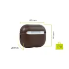 Mobile Origin Leather Case, brown - AirPods Pro 2 — Foto 4