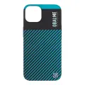 OBAL:ME Flossy Stripes Cover for Apple iPhone 13 Black|Teal Photo