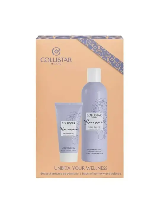 Set Collistar Unbox Your Wellness Creamy Shower Milk 250ml + Soft Body Butter 50ml