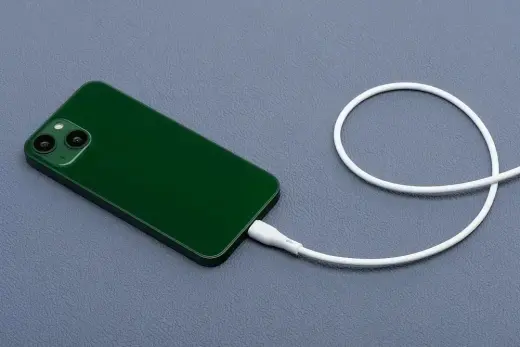 Cable USB A to Lightning Blue Star 2,4A ECO 1 m PJ68-24-2.4 white Photo