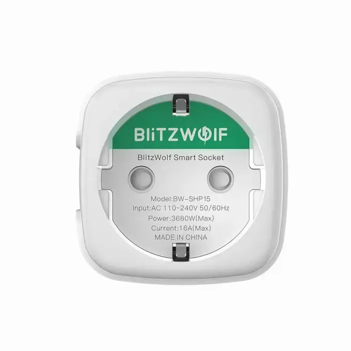 Smart socket Blitzwolf BW-SHP15, ZigBee, 3680W Foto 5
