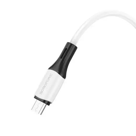 Borofone Cable BX79 - USB to Micro USB - 2,4A 1 metre white Foto 2