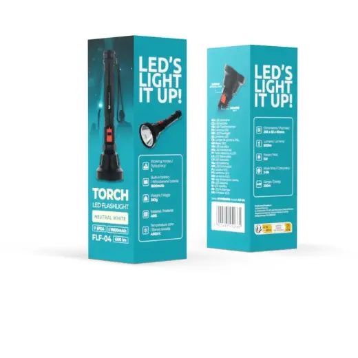Forever Light LED flashlight TORCH 1800mAh 600lm FLF-04 Foto 13