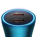 Зарядка для автомобиля Baseus Golden Contactor Pro | 40W | QC | USB-C | синяя Фото num