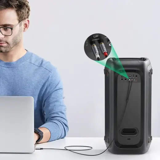 Ugreen USB Type C (male) - 2RCA (male) audio cable 1,5m gray (20193 CM451) Photo