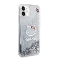 Hello Kitty Liquid Glitter Electroplating Head Logo Case for iPhone 11 Transparent Фото num