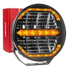 LED long-range headlamp with position light function 112W 12V 24V AMIO-04534 — Photo 1