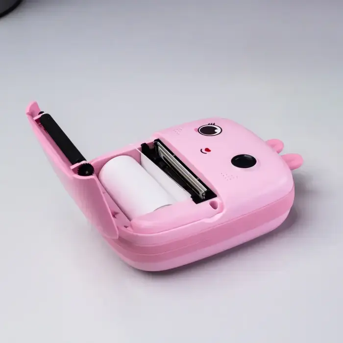 Mini Thermal Printer for Kids with Camera and Camcorder - Pink Foto 13