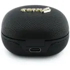 Guess Grained Square Script Matel ENC TWS Earbuds – Black — Foto 3