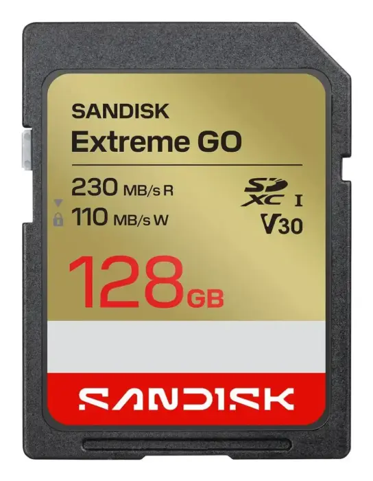 SanDisk SD card Extreme GO 128GB / SDSDXGN-128G-GNCIN